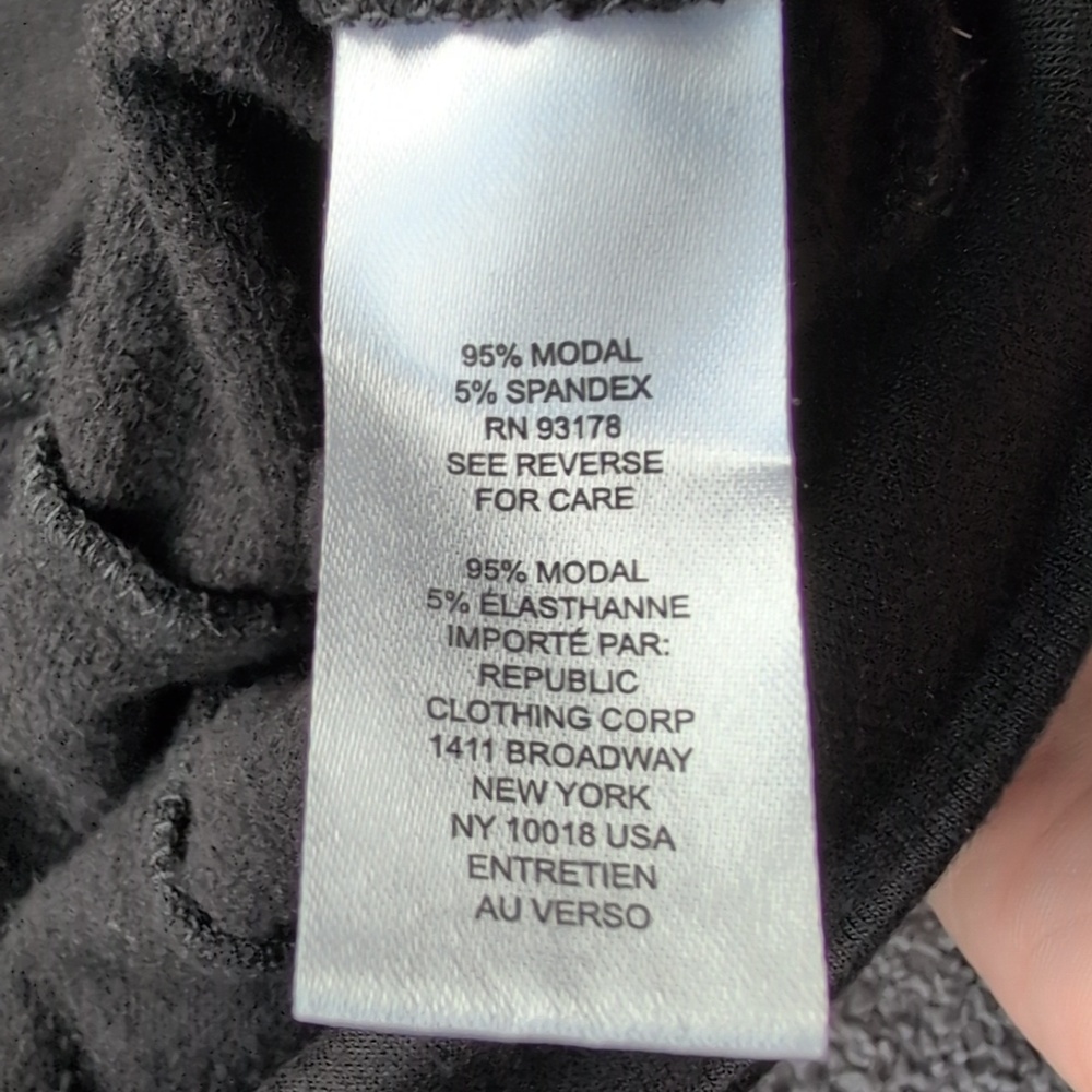 Workshop Republic Clothing Black Half-Zip Pullover Sweater Size XS - Picture 5 of 9